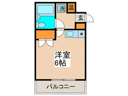 アルタクス(ワンルーム/2階)の間取り写真