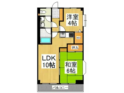 ロイヤル21(2LDK/3階)の間取り写真