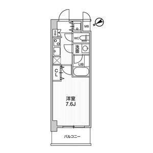 SK RESIDENCES 城北(1K/3階)の間取り写真