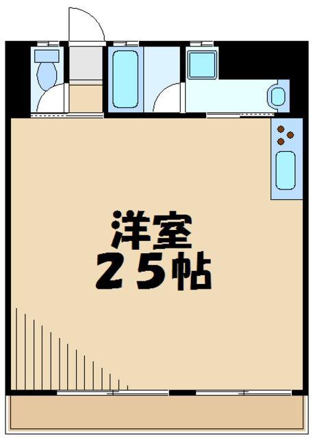 藤が丘谷本ビル(ワンルーム/5階)の間取り写真