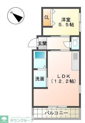 リベラ藏前(1K/3階)の間取り写真
