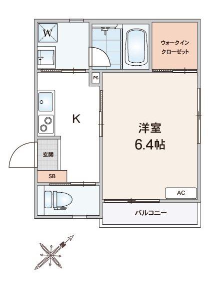 アーバンステージ三ノ輪(1K/3階)の間取り写真