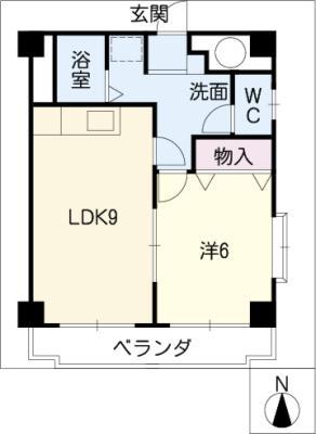 藤が丘21(1LDK/1階)の間取り写真