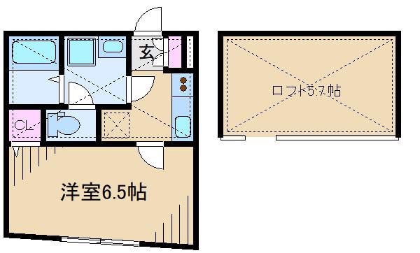 AILE D ARGENT(1K/2階)の間取り写真