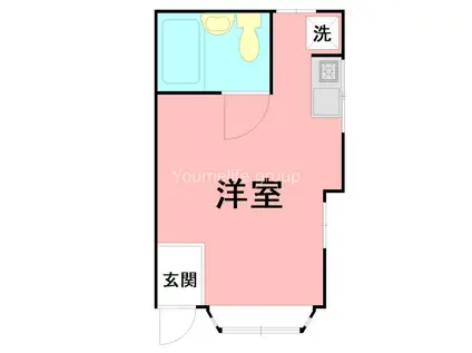 シーサイドOISOII(ワンルーム/1階)の間取り写真