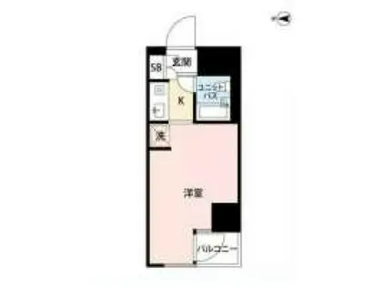 江戸川橋センチュリープラザ(ワンルーム/11階)の間取り写真