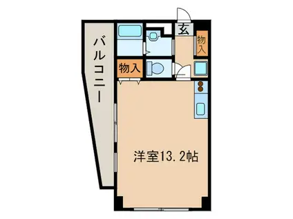 アロンノーブルⅡ(ワンルーム/4階)の間取り写真