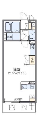 レオネクストルナ(ワンルーム/2階)の間取り写真