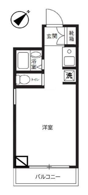 ウィンベルソロ西川口第10(ワンルーム/7階)の間取り写真
