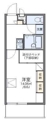 レオパレスリベルテ(1K/2階)の間取り写真