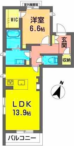 ヴィレッティーナ(1LDK/3階)の間取り写真