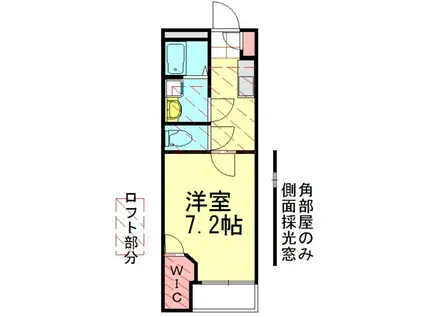 レオネクストシャイン(1K/1階)の間取り写真