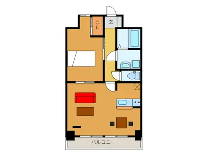 グランドガーデンカサブランカ(1LDK/5階)の間取り写真