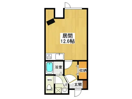 ナカシン中央ビル(ワンルーム/2階)の間取り写真