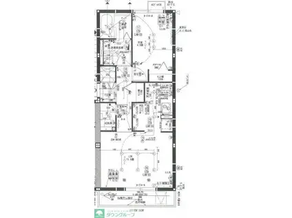 箱崎4丁目計画(1LDK/3階)の間取り写真