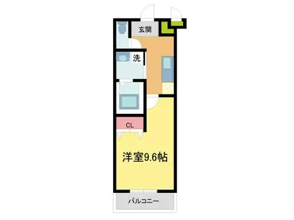 フジパレス西宮西福町II(1K/1階)の間取り写真