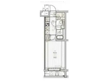 マキシヴ川崎ノース(1K/4階)の間取り写真