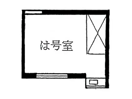 榎荘(1K/1階)の間取り写真