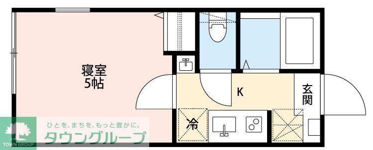 グランクオール北池袋(1K/2階)の間取り写真
