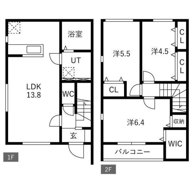 ソルグランデ(3LDK/1階)の間取り写真