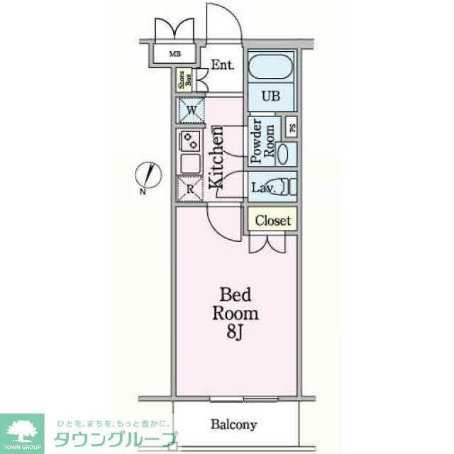 PARK AMOUR石神井公園(1K/3階)の間取り写真
