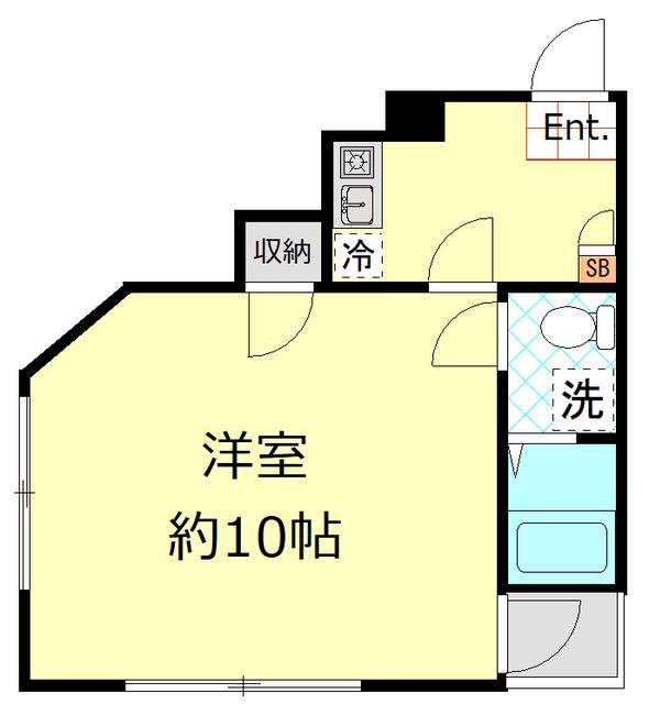GRANDGARDEN相模中央(1K/2階)の間取り写真