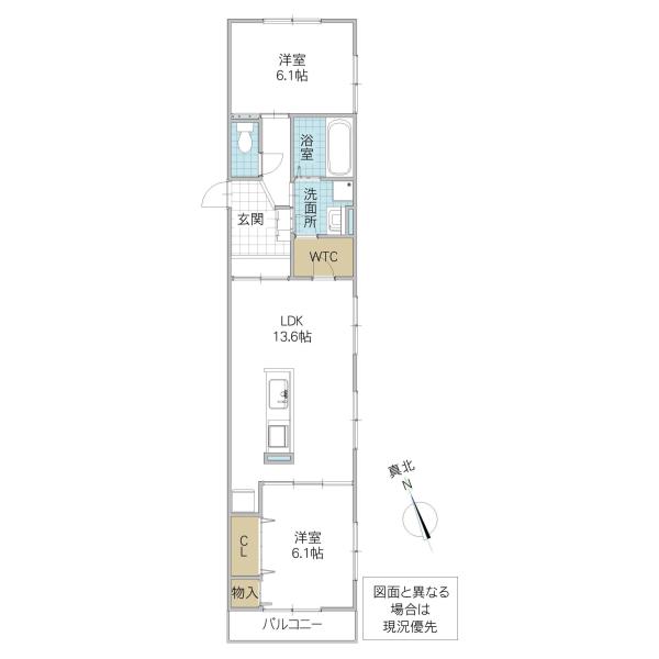 DS LIEN F F号地(2LDK/2階)の間取り写真