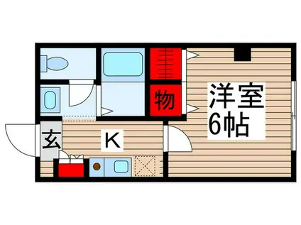 エッセンビル(1K/3階)の間取り写真