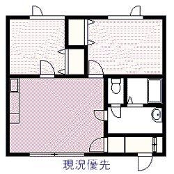 シェリル東光(2DK/2階)の間取り写真