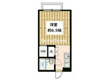 上目黒スポット(1K/1階)の間取り写真