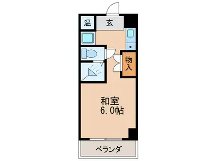 ニッシンセントラルレジデンス(ワンルーム/8階)の間取り写真