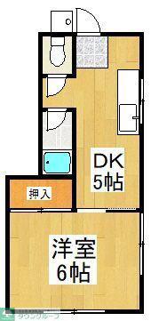 第3グリーンコーポ(1DK/1階)の間取り写真