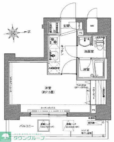 ドルチェ日暮里弐番館(1K/10階)の間取り写真
