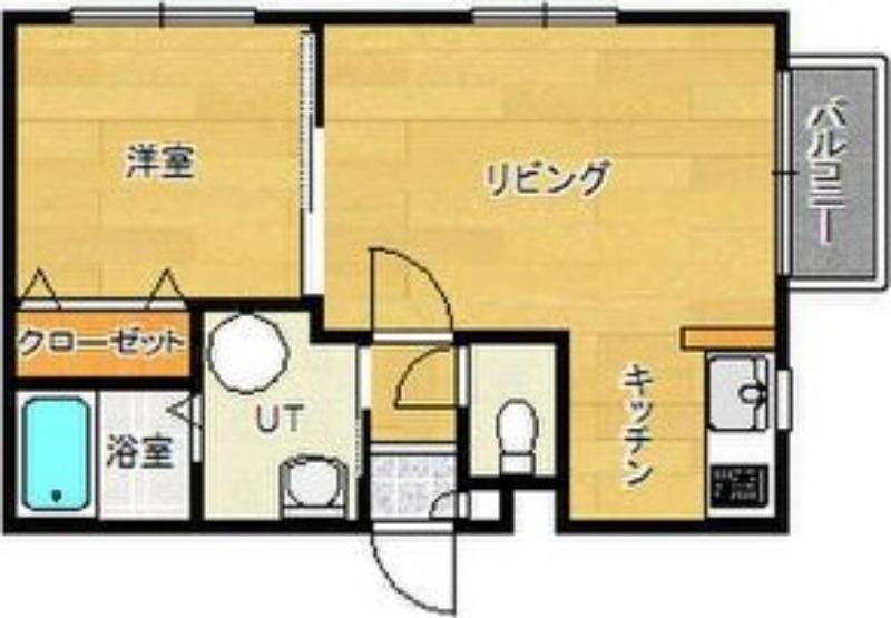 リュクス元町(1LDK/3階)の間取り写真