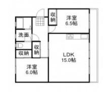 KSB倉敷中庄II棟(2LDK/1階)の間取り写真