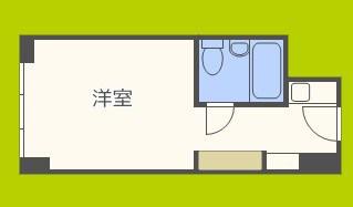 ステュディオ新大阪(ワンルーム/8階)の間取り写真