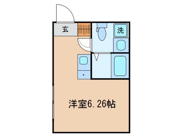 CONTEL SUGAMO(ワンルーム/2階)の間取り写真