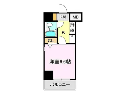 ファーストパレスIII(1K/2階)の間取り写真