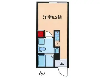 フィオーレ昭和町(ワンルーム/3階)の間取り写真