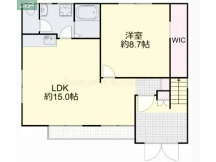 ガーデンハイツ(1LDK/1階)の間取り写真