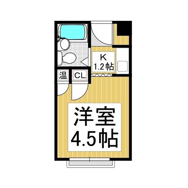 STELLA(1K/3階)の間取り写真