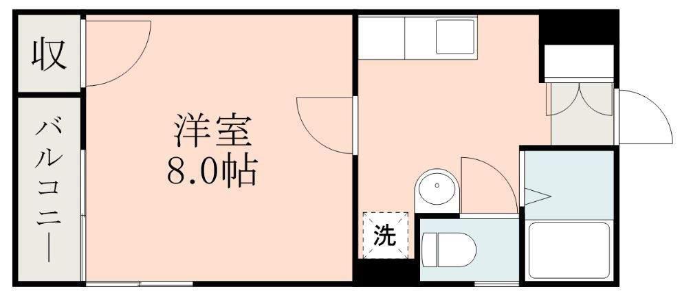 第3マルティビル(1K/5階)の間取り写真