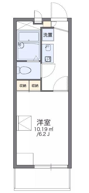 コンパーノ(1K/3階)の間取り写真