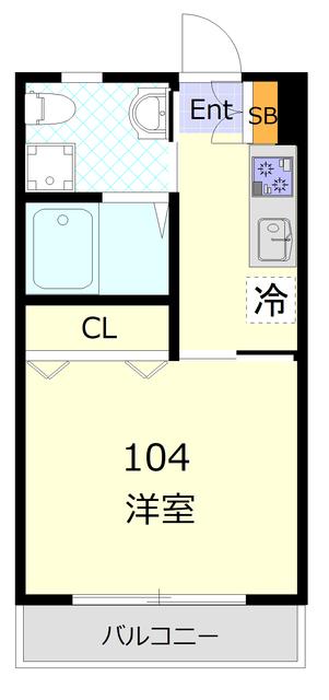 NAKAHA LIFE(1K/1階)の間取り写真