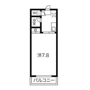 NTYビル(1K/2階)の間取り写真