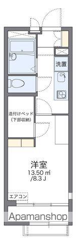 レオパレスウイスタリア(1K/2階)の間取り写真