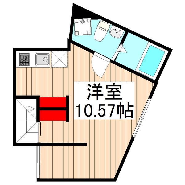 CACCO NARIMASU(ワンルーム/3階)の間取り写真