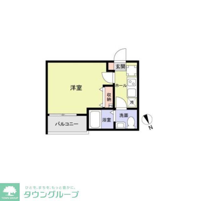 レイズ志木(1K/1階)の間取り写真