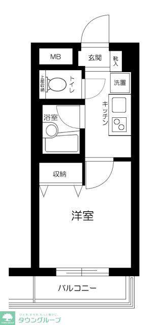 FELICIOUS JS(1K/3階)の間取り写真