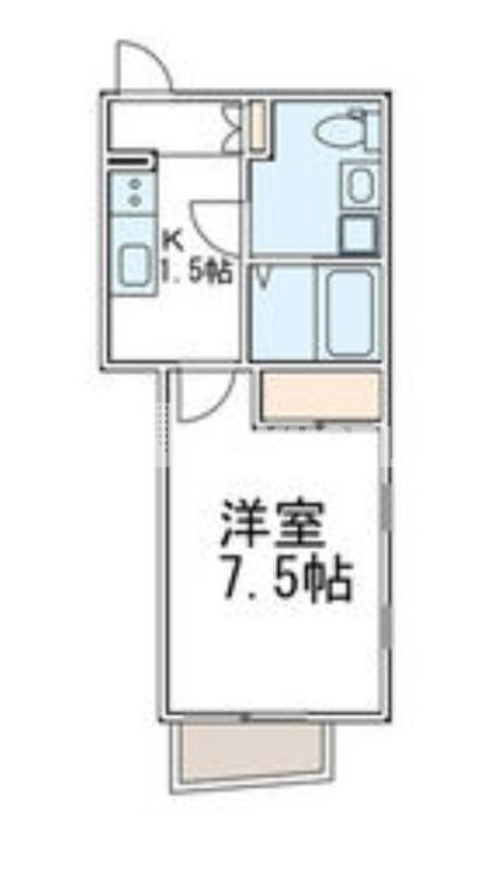 PASEO学芸大学(1K/3階)の間取り写真